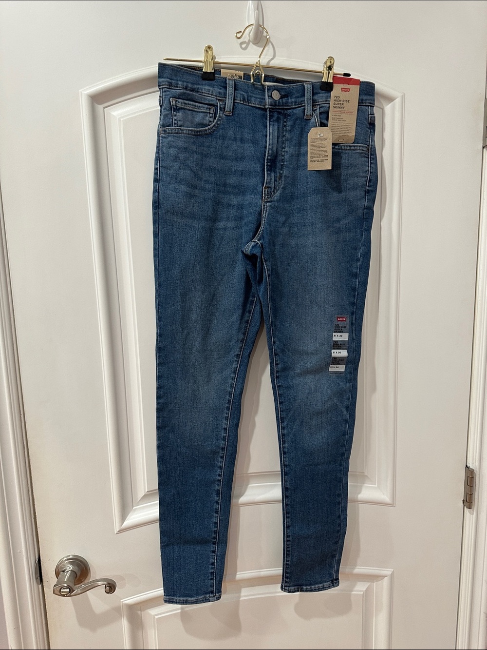 Levi's Dark Blue Women’s HIGH-RISE SUPER Skinny Jeans